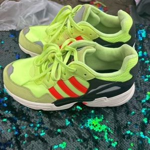 Lime Green Adidas Great Condition